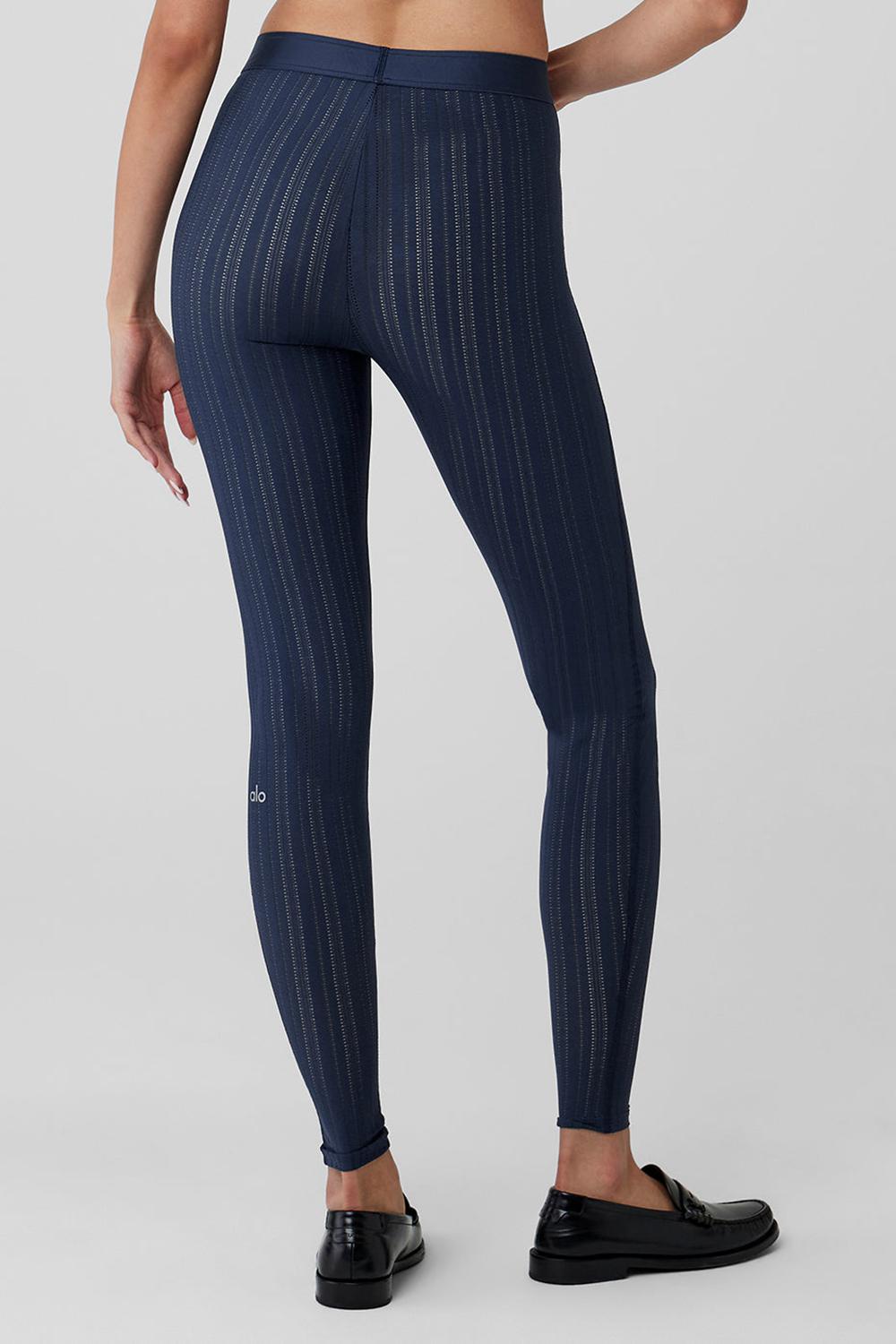 Leggins Alo Yoga High-Waist Euphoria Mujer Azul Marino | España  NEMW-12478