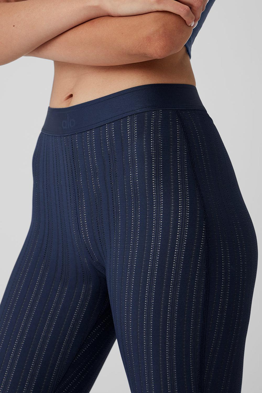 Leggins Alo Yoga High-Waist Euphoria Mujer Azul Marino | España  NEMW-12478