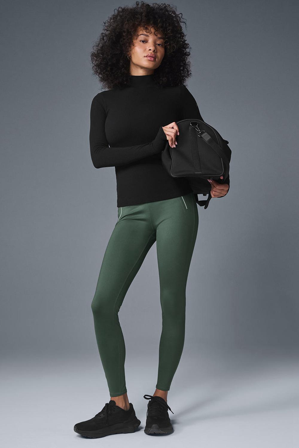 Leggins Alo Yoga High-Waist Thrill Seeker Mujer Verde Menta | España  EYZO-37510