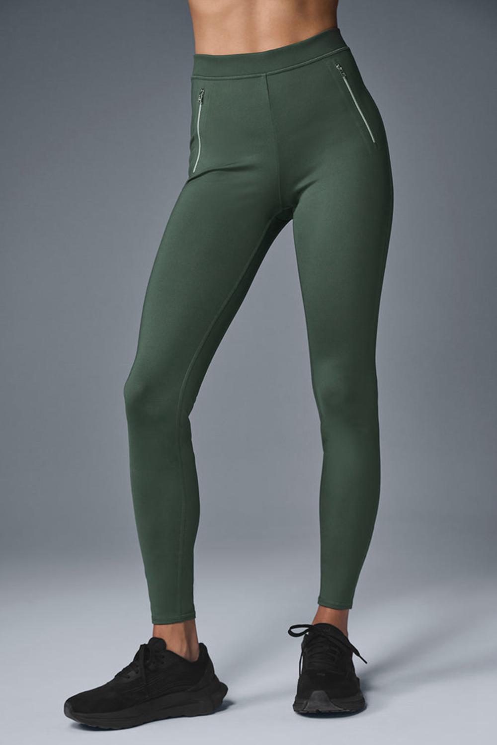 Leggins Alo Yoga High-Waist Thrill Seeker Mujer Verde Menta | España  EYZO-37510