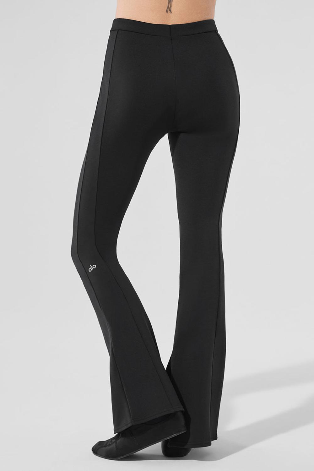 Leggins Alo Yoga High-Waist Zip It Flare Mujer Negras | España  TZSM-45730