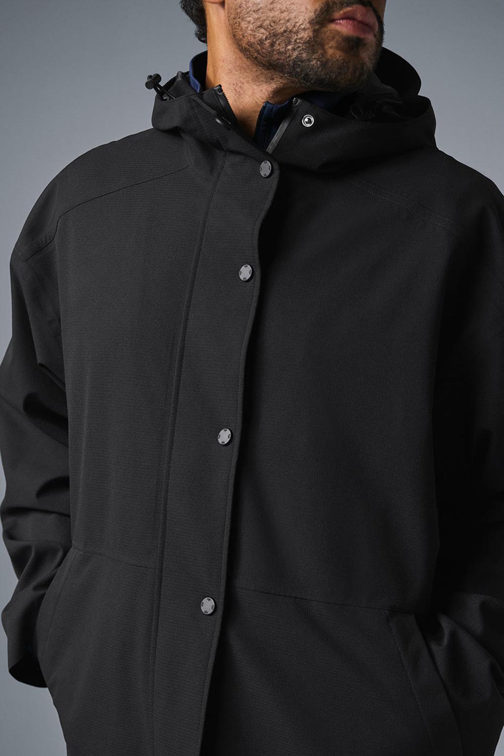 Long Coat Alo Yoga Rain Or Shine Hombre Negras | España  TJZU-68259