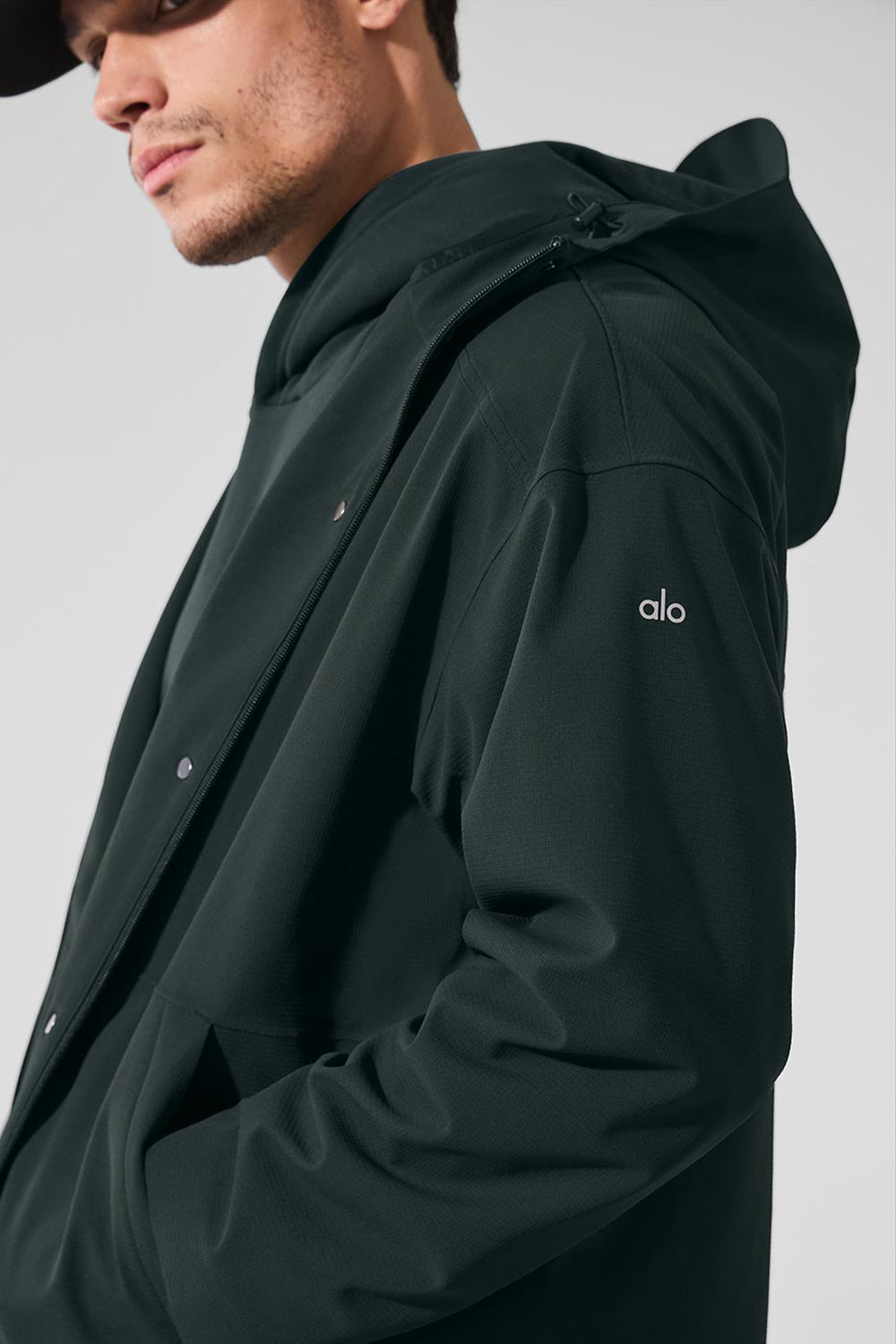 Long Coat Alo Yoga Rain Or Shine Hombre Verde | España  NVZC-73154