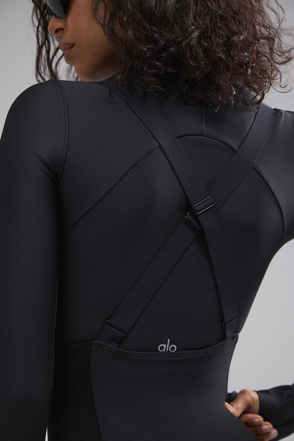 Manga Larga Alo Yoga Airlift Winter Warm Mesh Ski Time Mujer Negras | España  MEZV-58970