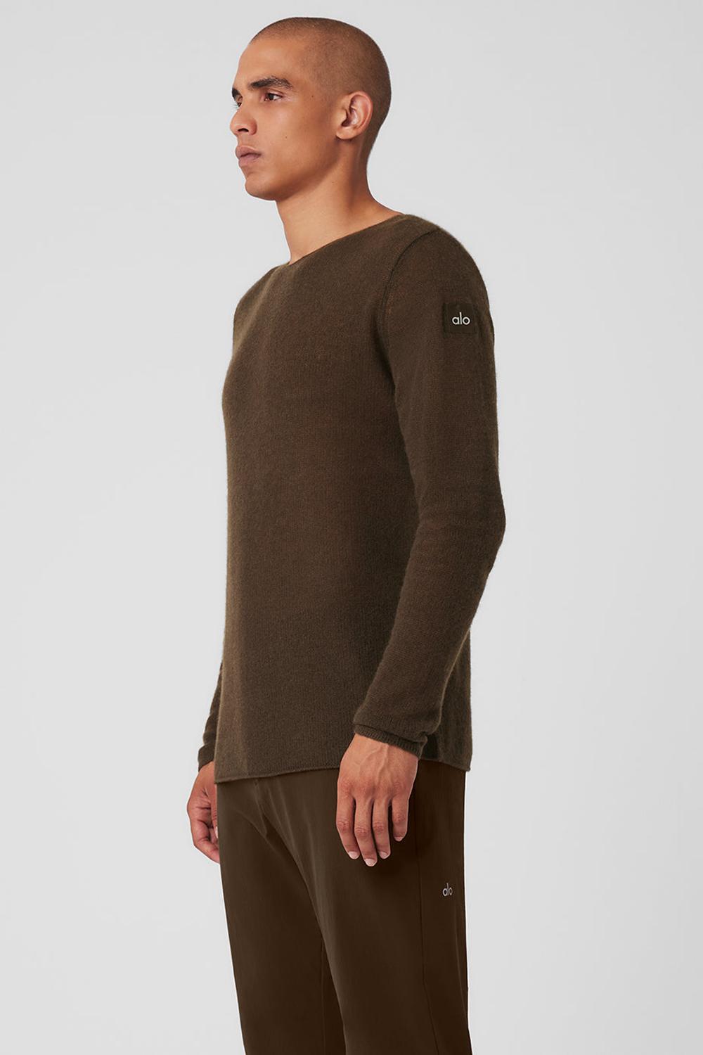 Manga Larga Alo Yoga Cashmere Reform Hombre Espresso | España  JWFS-40518