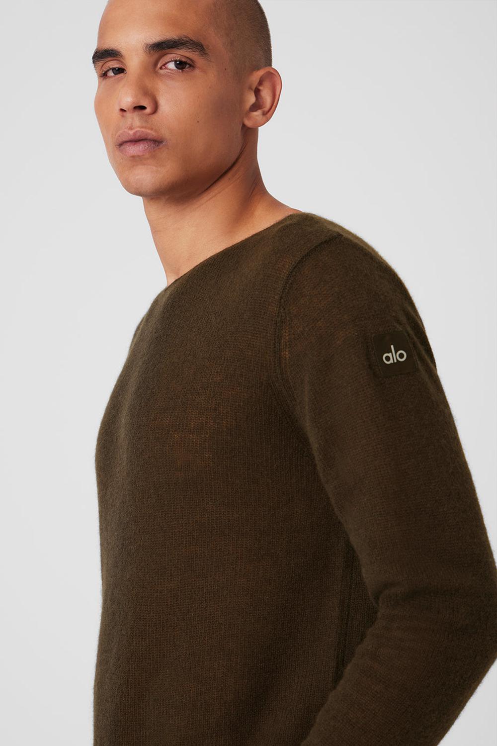 Manga Larga Alo Yoga Cashmere Reform Hombre Espresso | España  JWFS-40518