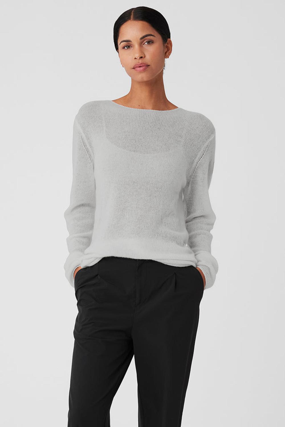 Manga Larga Alo Yoga Cashmere Reform Mujer Gris | España  ZOVC-38792