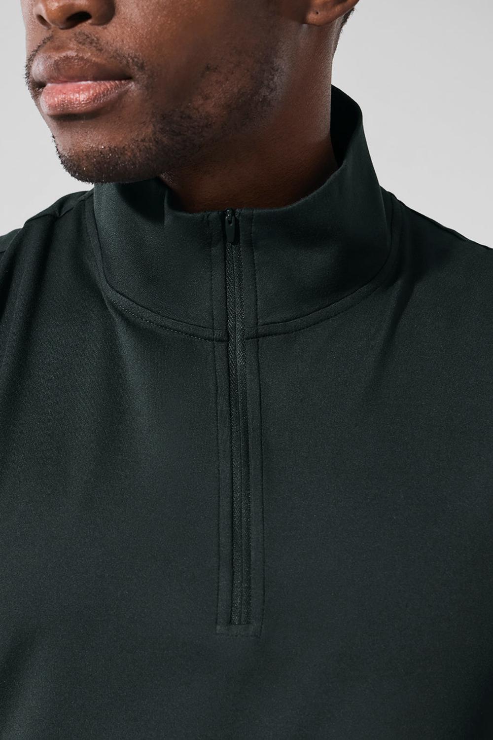 Manga Larga Alo Yoga Conquer 1/4 Zip Reform Hombre Verde | España  YKDC-18657