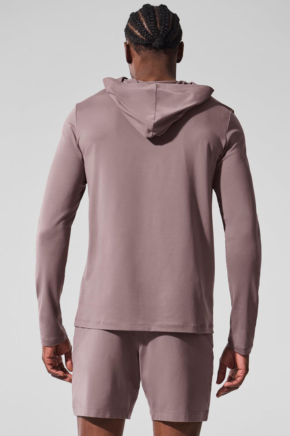 Manga Larga Alo Yoga Conquer Reform With Hood Hombre Mushroom | España  CLHK-57901
