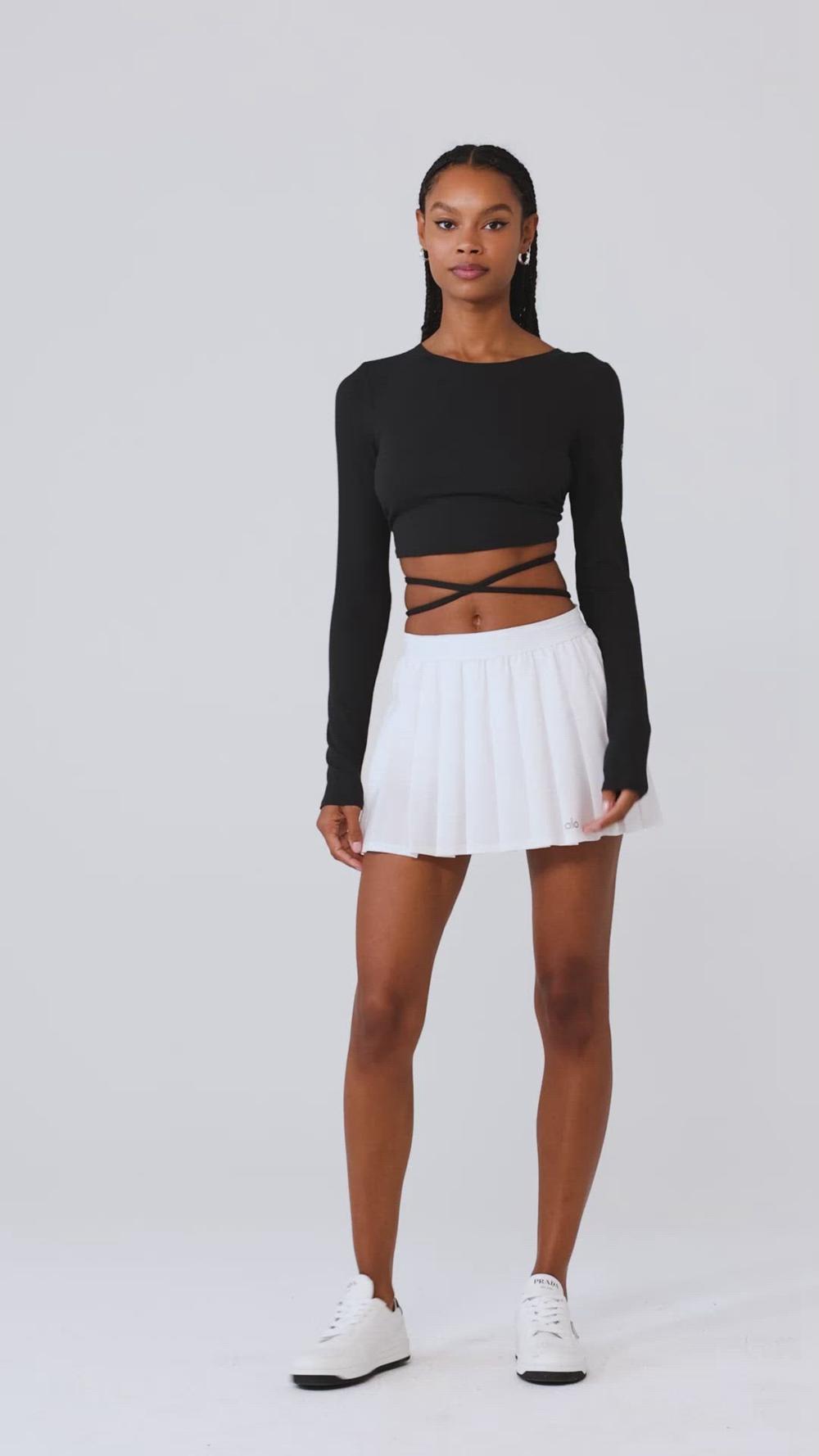 Manga Larga Alo Yoga Ribbed Manifest Mujer Ivory | España  FVYD-82075