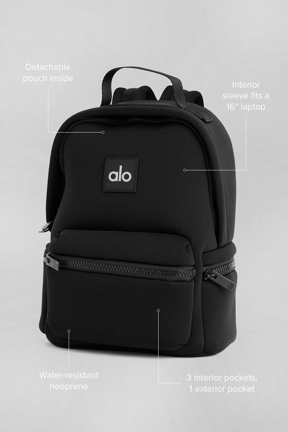 Mochilas Alo Yoga Stow Hombre Negras Plateadas | España  ZKUI-59086
