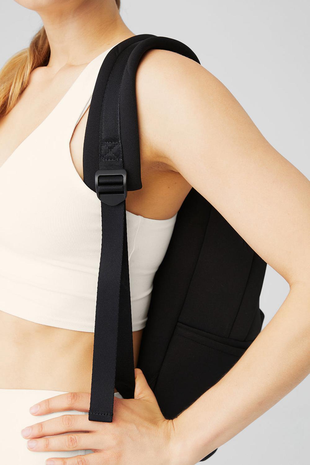 Mochilas Alo Yoga Stow Hombre Negras Plateadas | España  ZKUI-59086