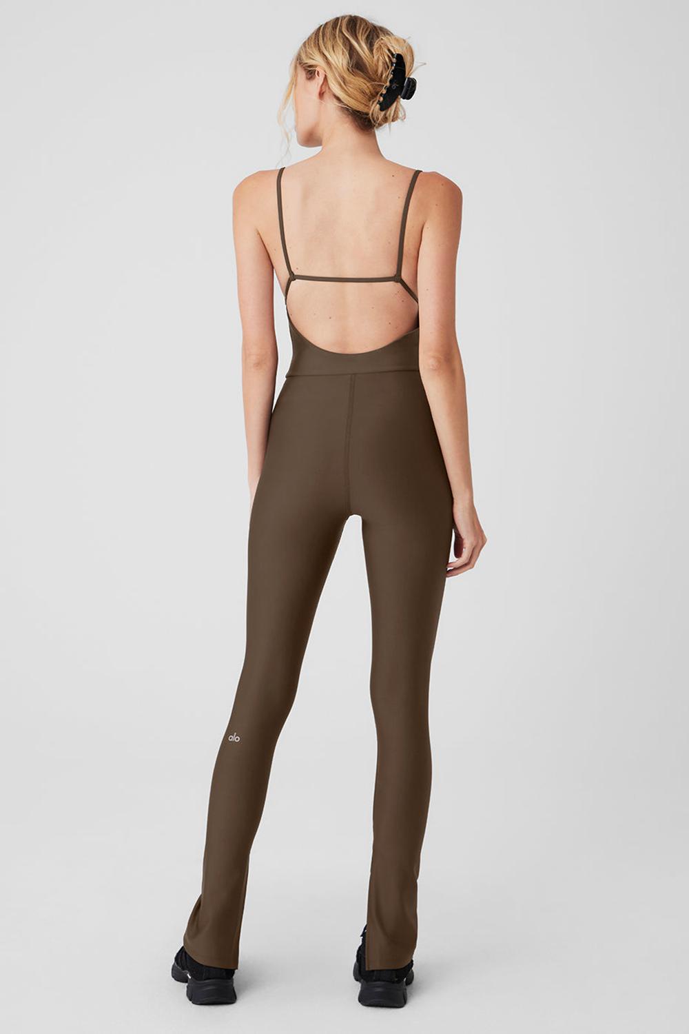 Onesies Alo Yoga Airlift Disco Daze Mujer Espresso | España  QCJO-56940