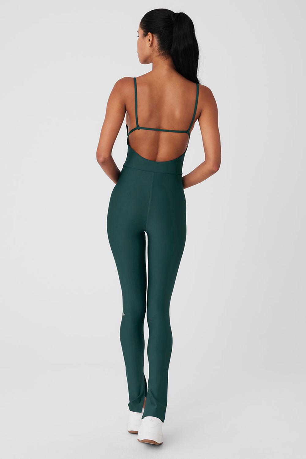 Onesies Alo Yoga Airlift Disco Daze Mujer Verde | España  OQDL-01582