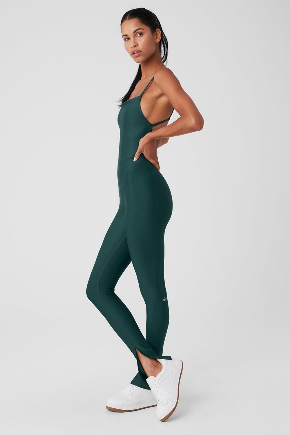 Onesies Alo Yoga Airlift Disco Daze Mujer Verde | España  OQDL-01582