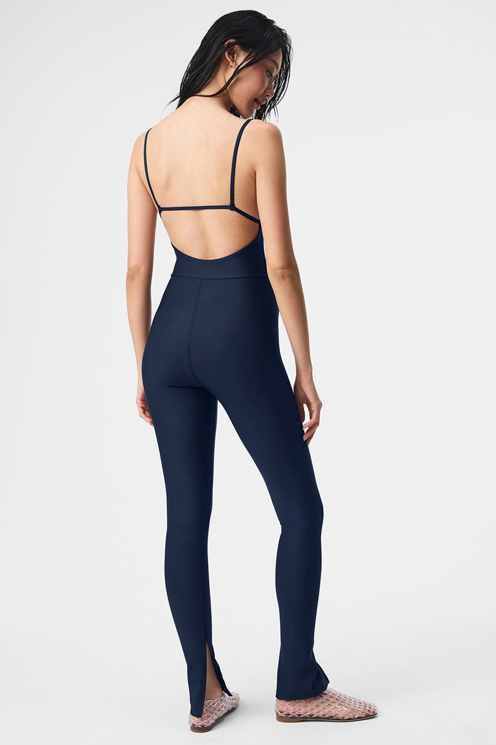 Onesies Alo Yoga Airlift Disco Daze Mujer Azul Marino | España  WINA-31894