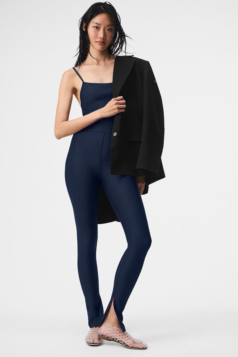 Onesies Alo Yoga Airlift Disco Daze Mujer Azul Marino | España  WINA-31894