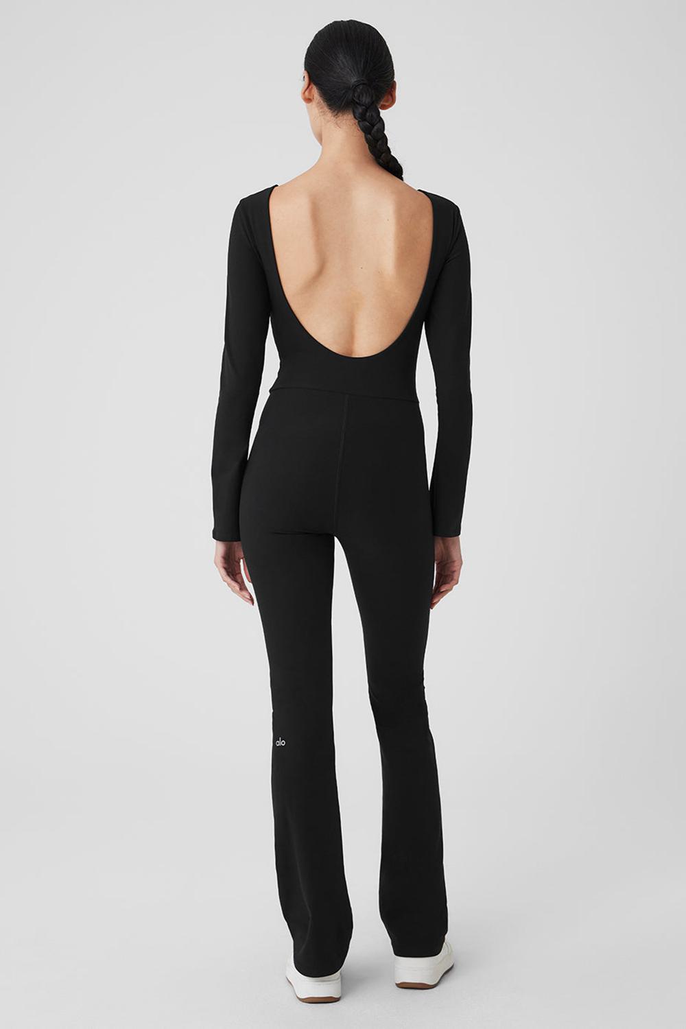 Onesies Alo Yoga Alosoft Melody Full Length Bootcut Mujer Negras | España  IPST-09648