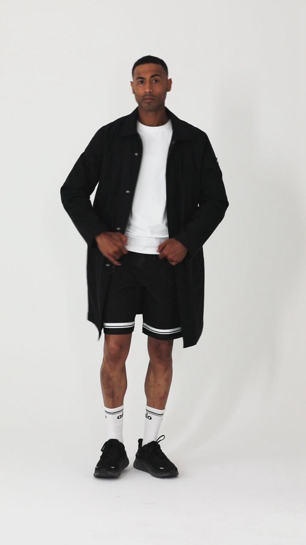 Overcoats Alo Yoga Signature Hombre Negras | España  VLHY-62475