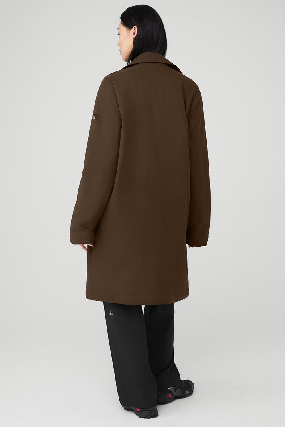 Overcoats Alo Yoga Signature Mujer Espresso | España  HZXF-39281