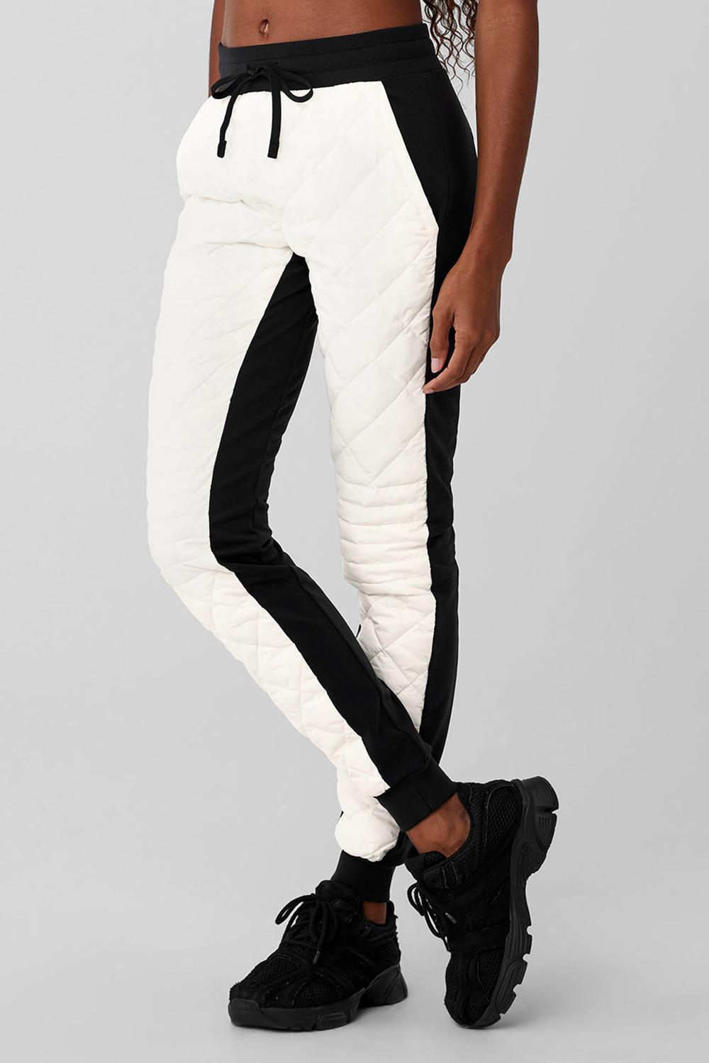 Pantalon Alo Yoga Airbrush Winter Warm High-Waist Moto Mujer Negras | España  AVBZ-51647