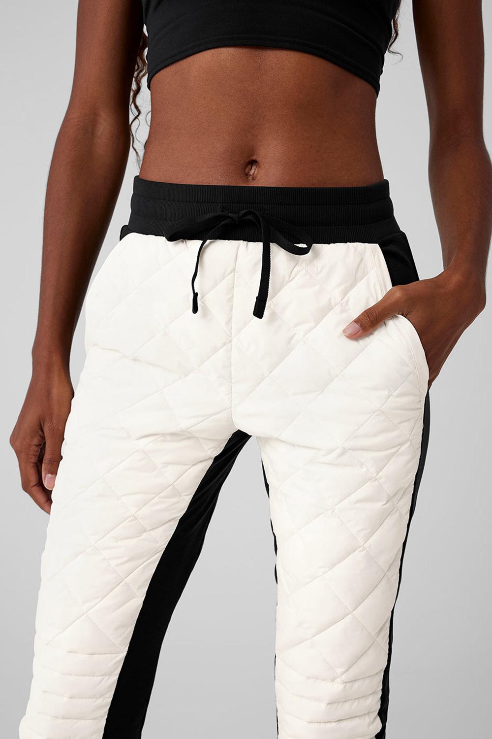 Pantalon Alo Yoga Airbrush Winter Warm High-Waist Moto Mujer Negras | España  AVBZ-51647