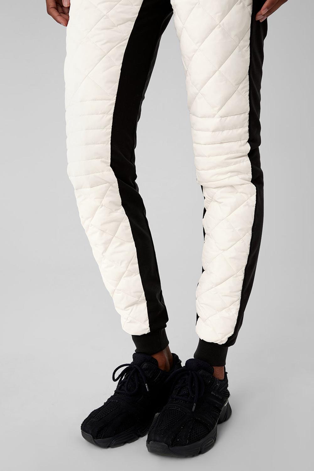 Pantalon Alo Yoga Airbrush Winter Warm High-Waist Moto Mujer Negras | España  AVBZ-51647