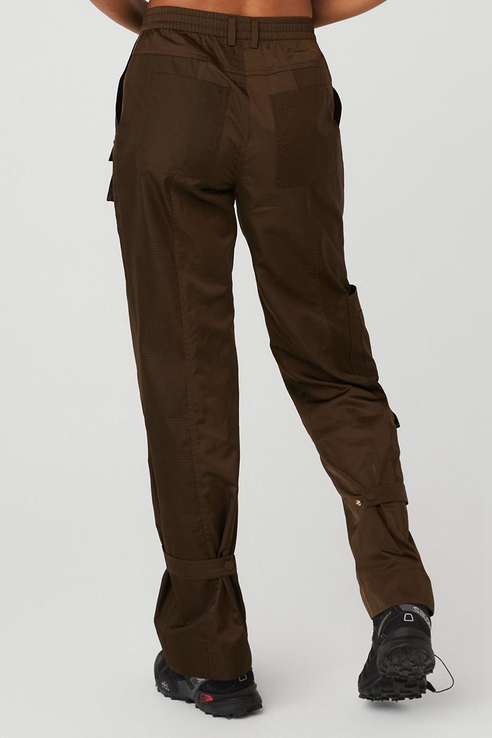 Pantalon Alo Yoga Blaze Mujer Espresso | España  FSIH-06937