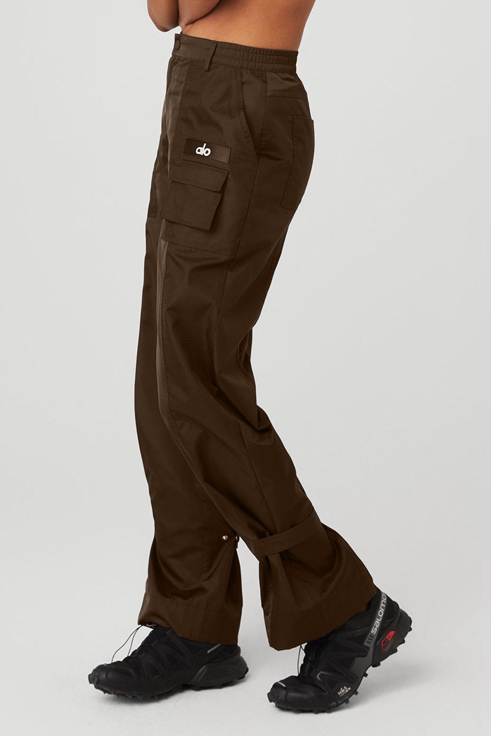 Pantalon Alo Yoga Blaze Mujer Espresso | España  FSIH-06937