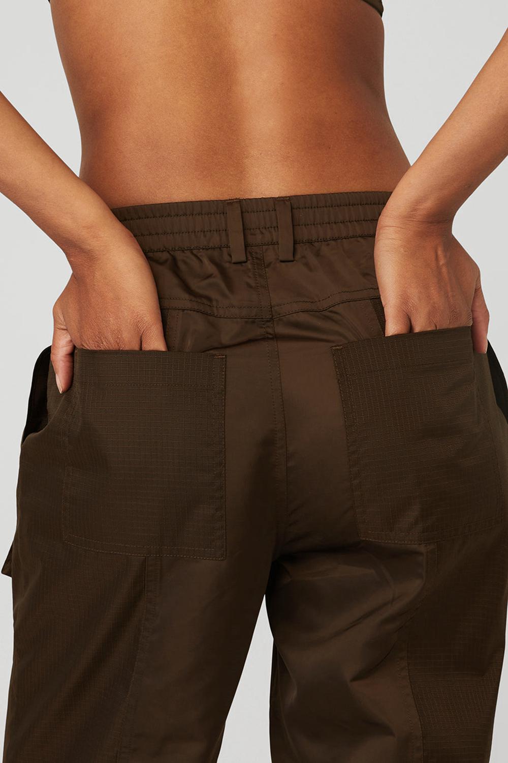 Pantalon Alo Yoga Blaze Mujer Espresso | España  FSIH-06937