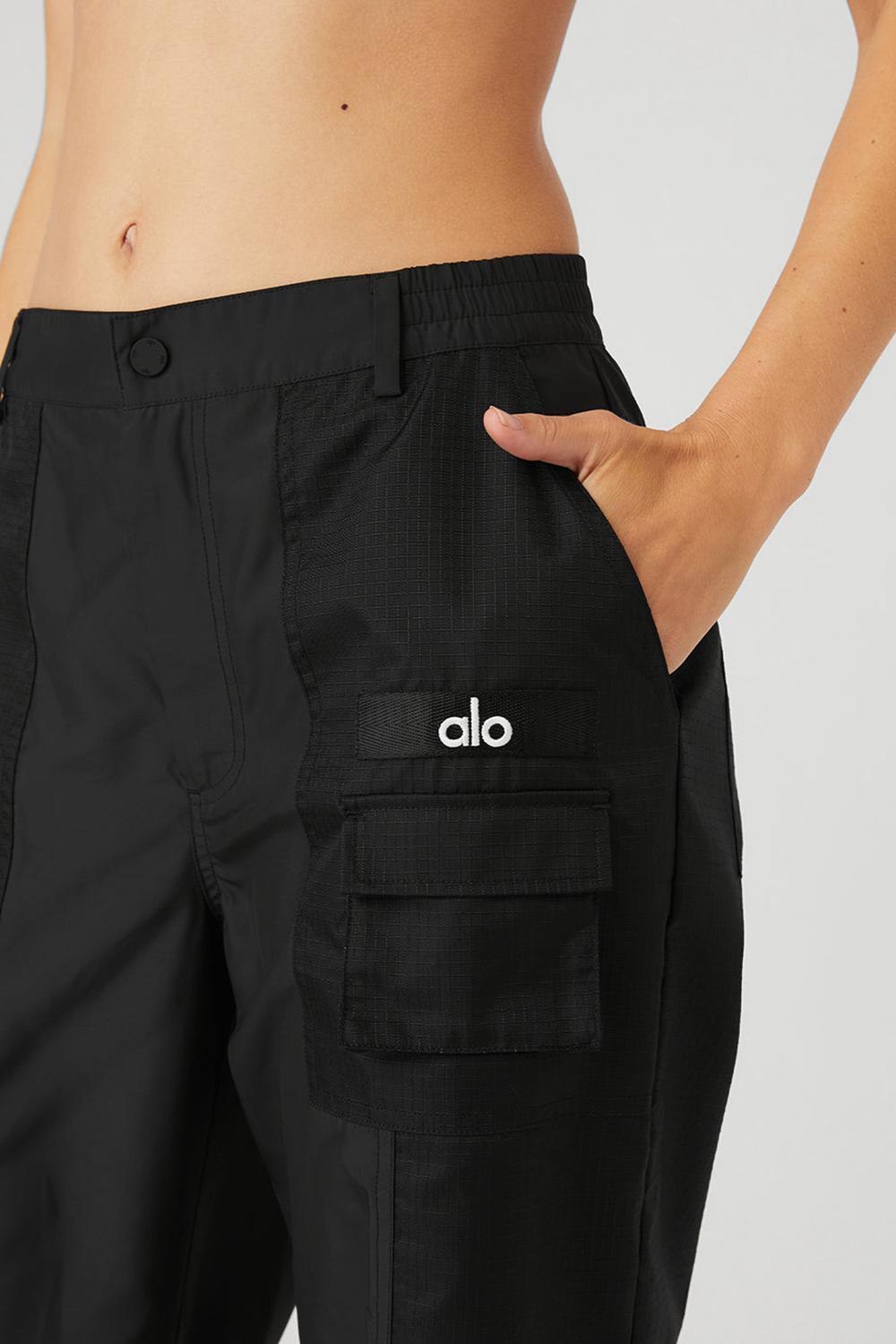 Pantalon Alo Yoga Blaze Mujer Negras | España  LSVA-68125