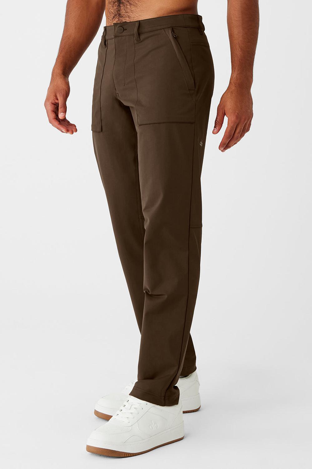 Pantalon Alo Yoga Block Hombre Espresso | España  QWTE-92768