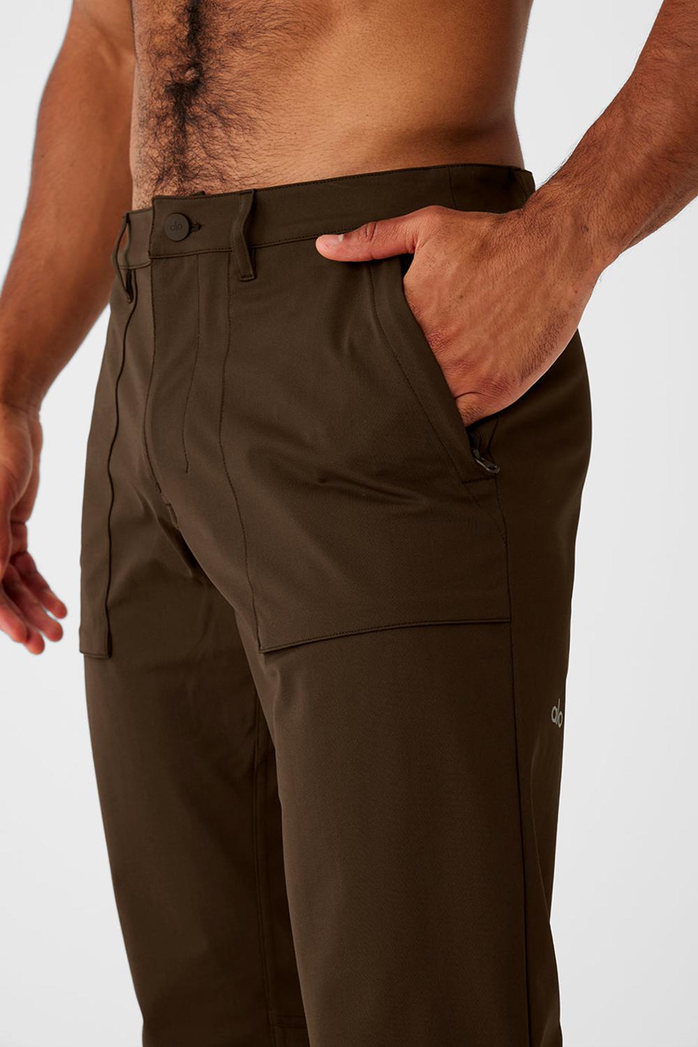 Pantalon Alo Yoga Block Hombre Espresso | España  QWTE-92768