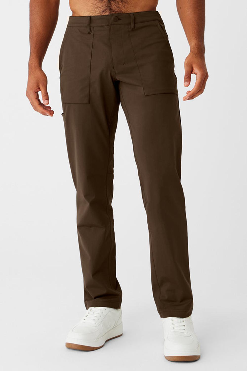 Pantalon Alo Yoga Block Hombre Espresso | España  QWTE-92768