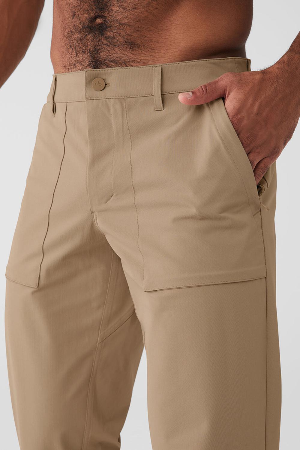 Pantalon Alo Yoga Block Hombre Gravel | España  LOET-87045