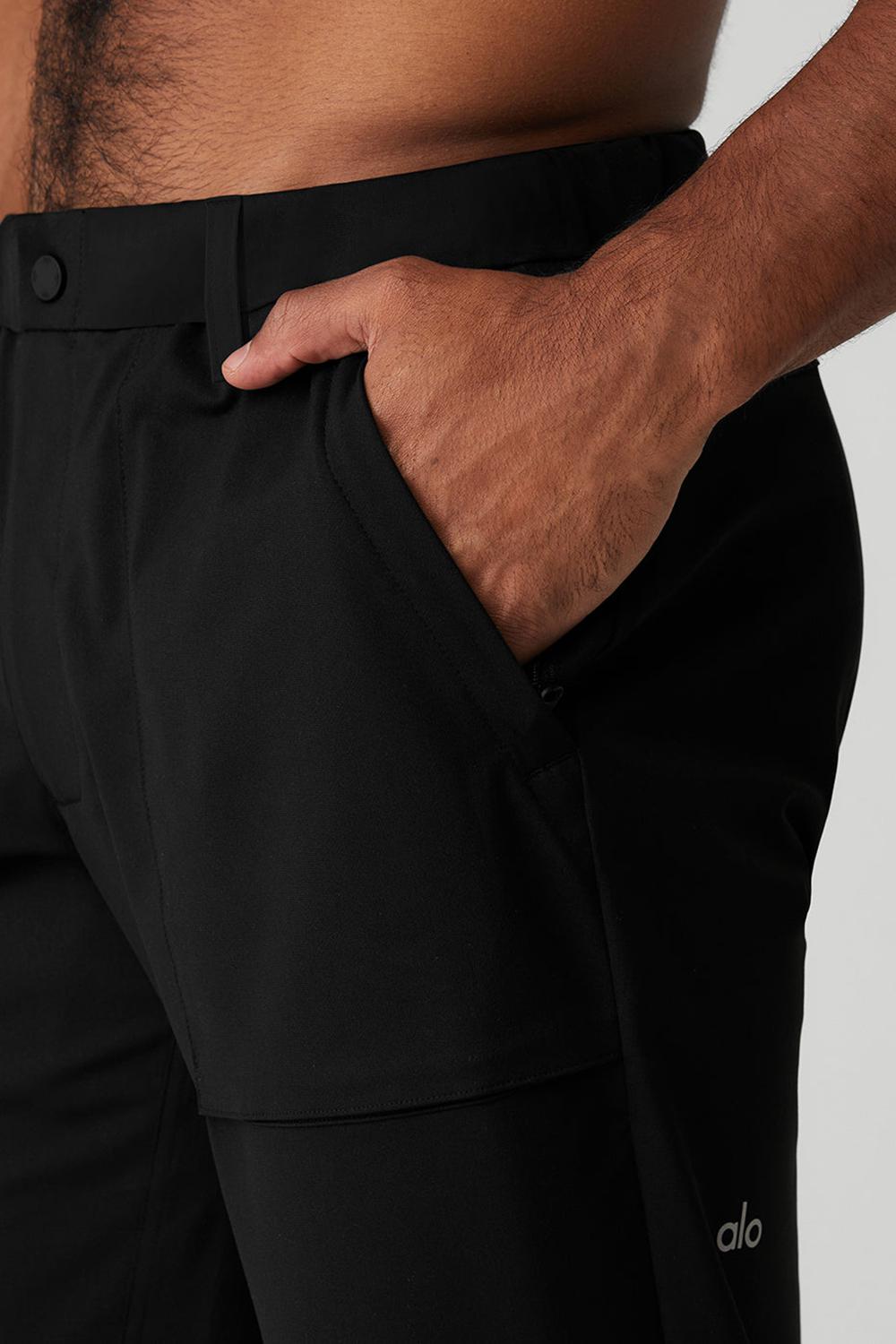 Pantalon Alo Yoga Block Hombre Negras | España  VQTR-18359