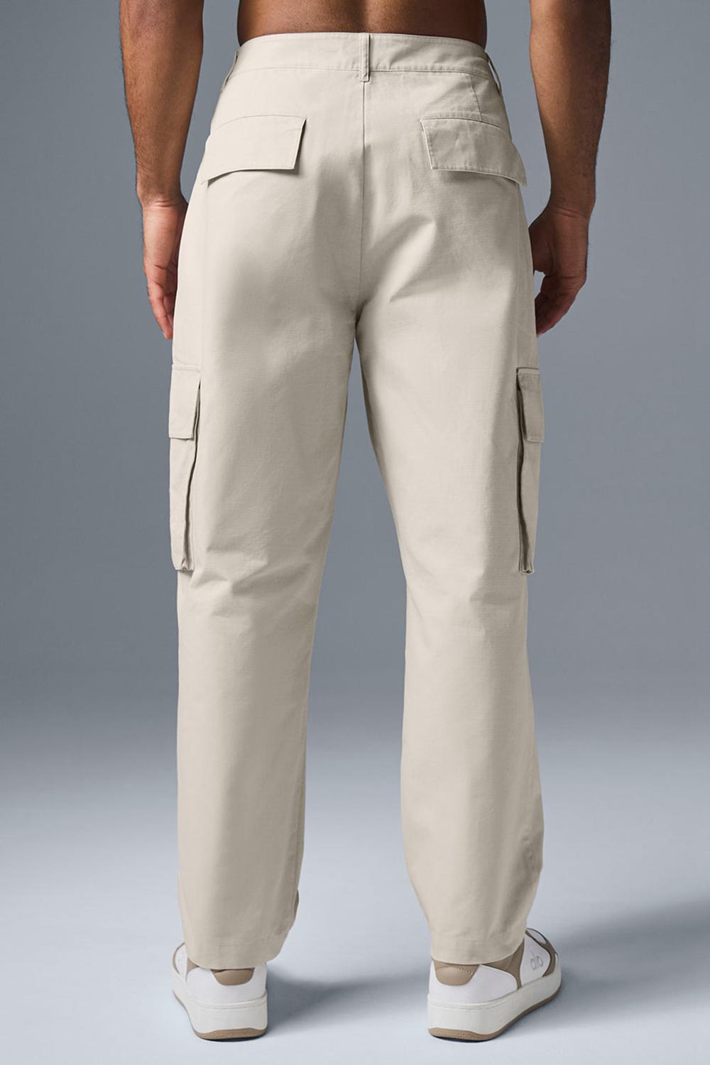 Pantalon Alo Yoga Cargo Ripstop Hombre Bone | España  RDJY-86739