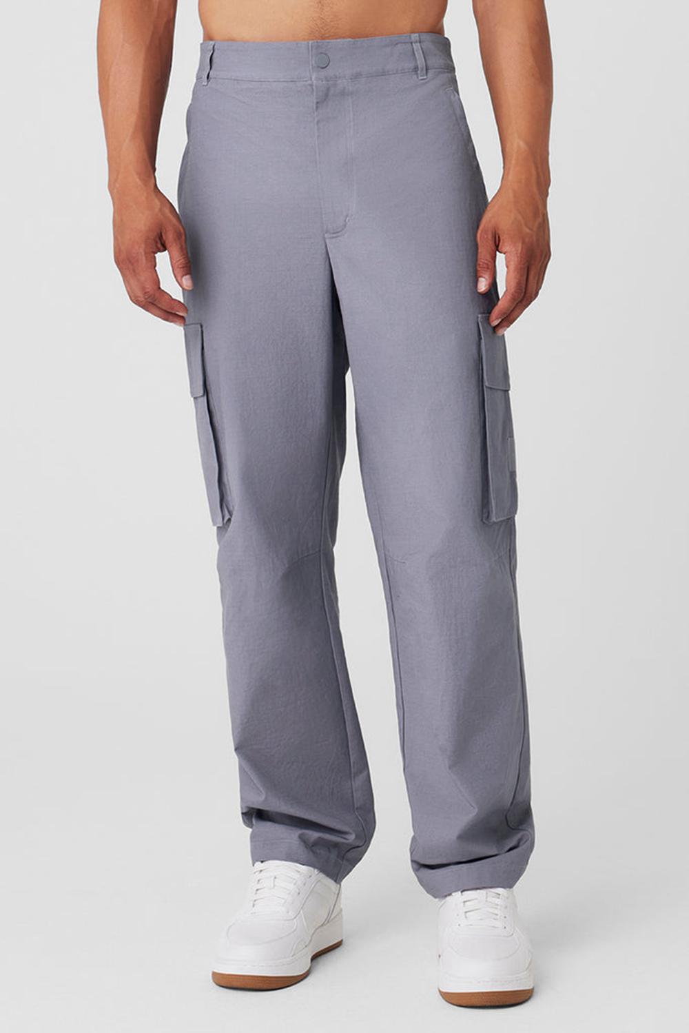 Pantalon Alo Yoga Cargo Ripstop Hombre Fog | España  XBLN-58360