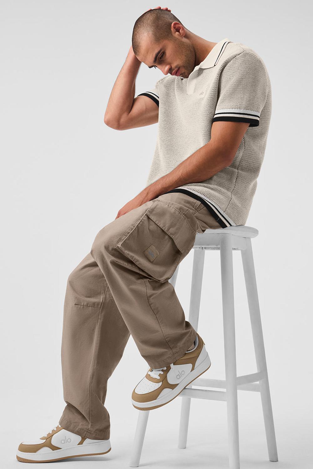 Pantalon Alo Yoga Cargo Ripstop Hombre Gravel | España  GNRF-39275