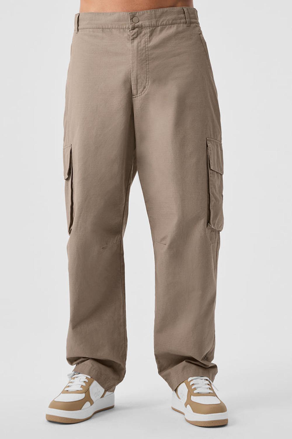 Pantalon Alo Yoga Cargo Ripstop Hombre Gravel | España  GNRF-39275