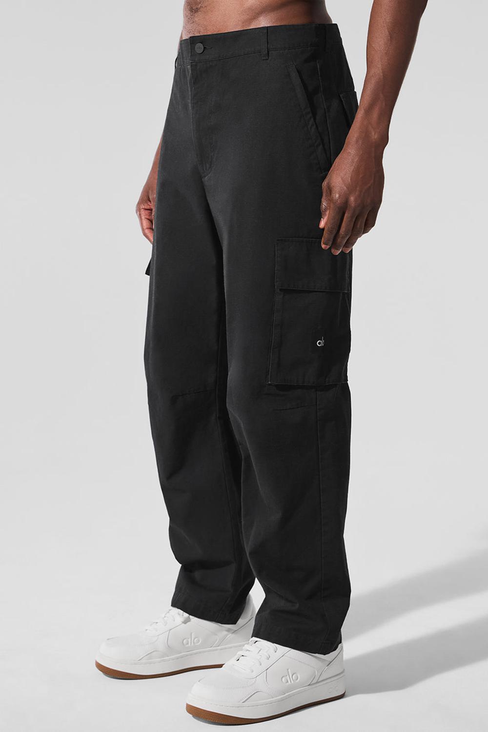 Pantalon Alo Yoga Cargo Ripstop Hombre Negras | España  KIDG-40657