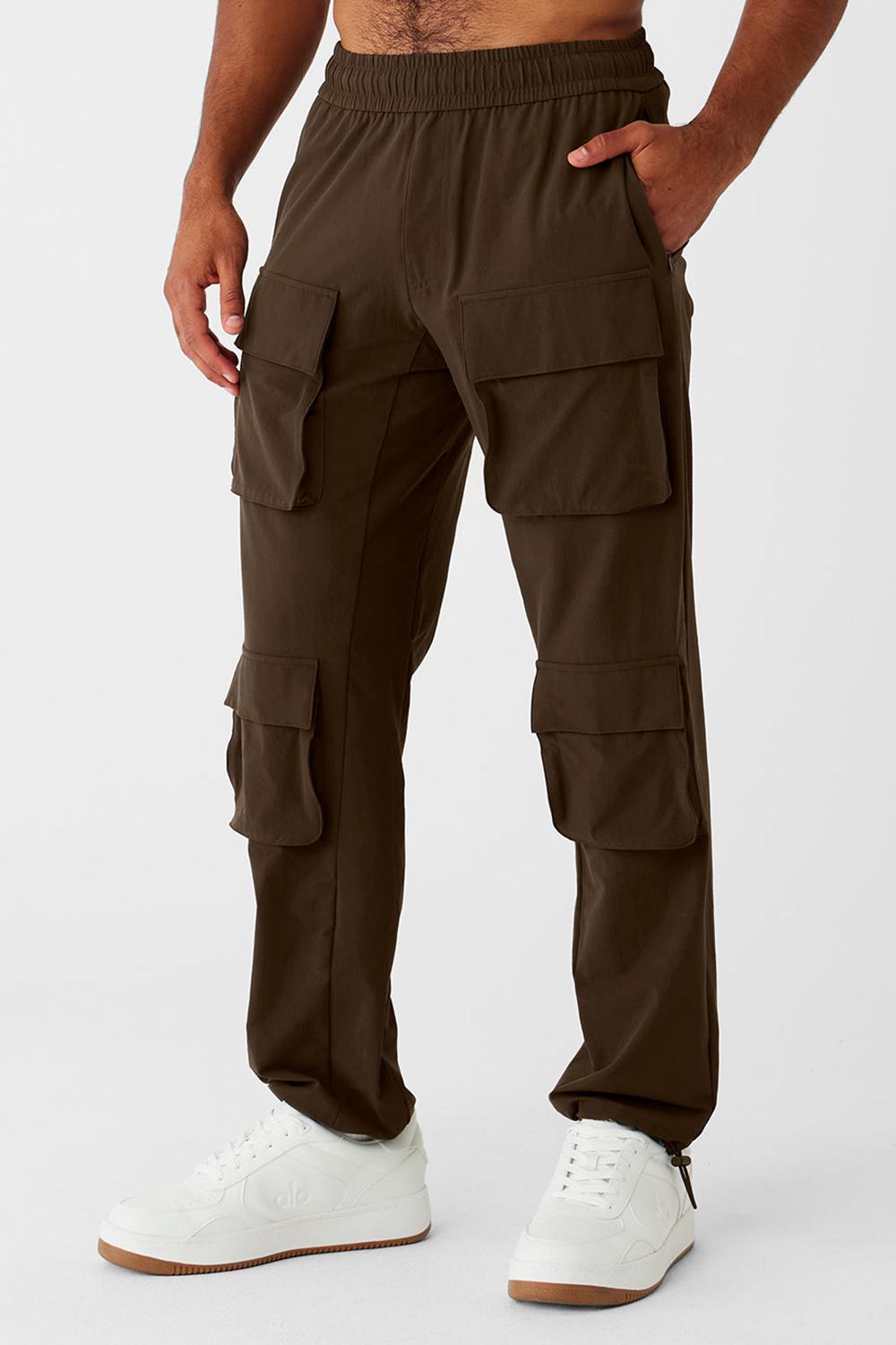 Pantalon Alo Yoga Cargo Venture Hombre Espresso | España  EVPN-39816