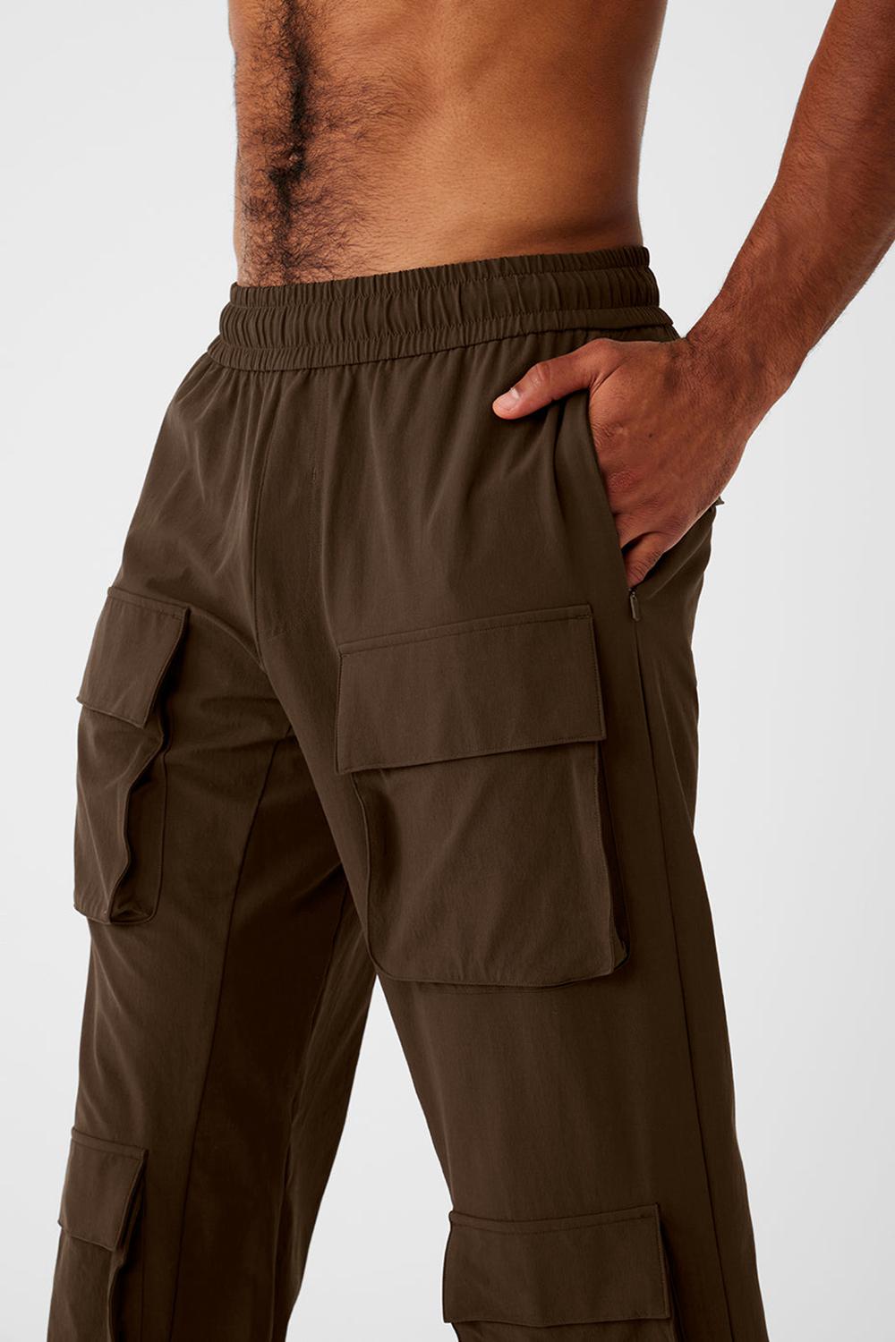 Pantalon Alo Yoga Cargo Venture Hombre Espresso | España  EVPN-39816