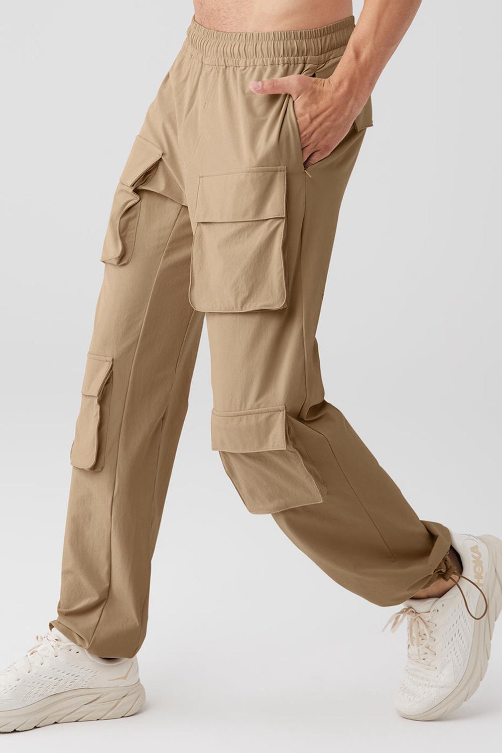 Pantalon Alo Yoga Cargo Venture Hombre Gravel | España  TQYI-02869