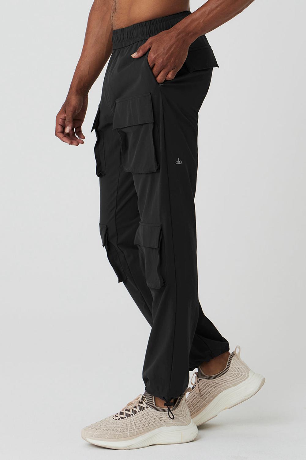 Pantalon Alo Yoga Cargo Venture Hombre Negras | España  BMOZ-01792