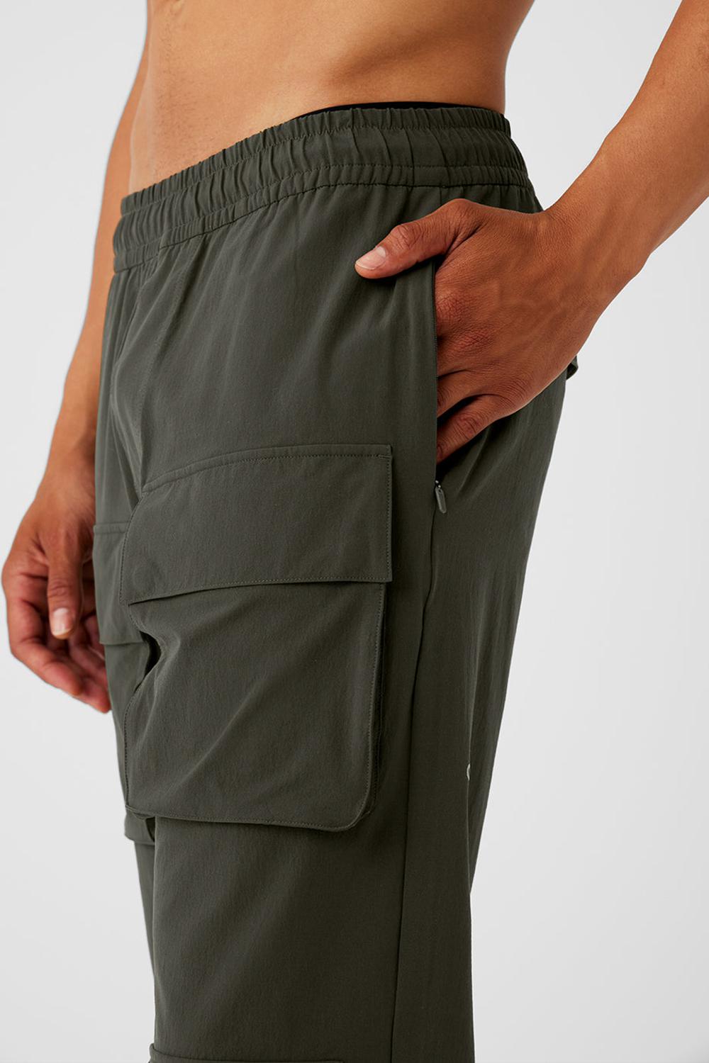 Pantalon Alo Yoga Cargo Venture Hombre Verde | España  VTDU-32596