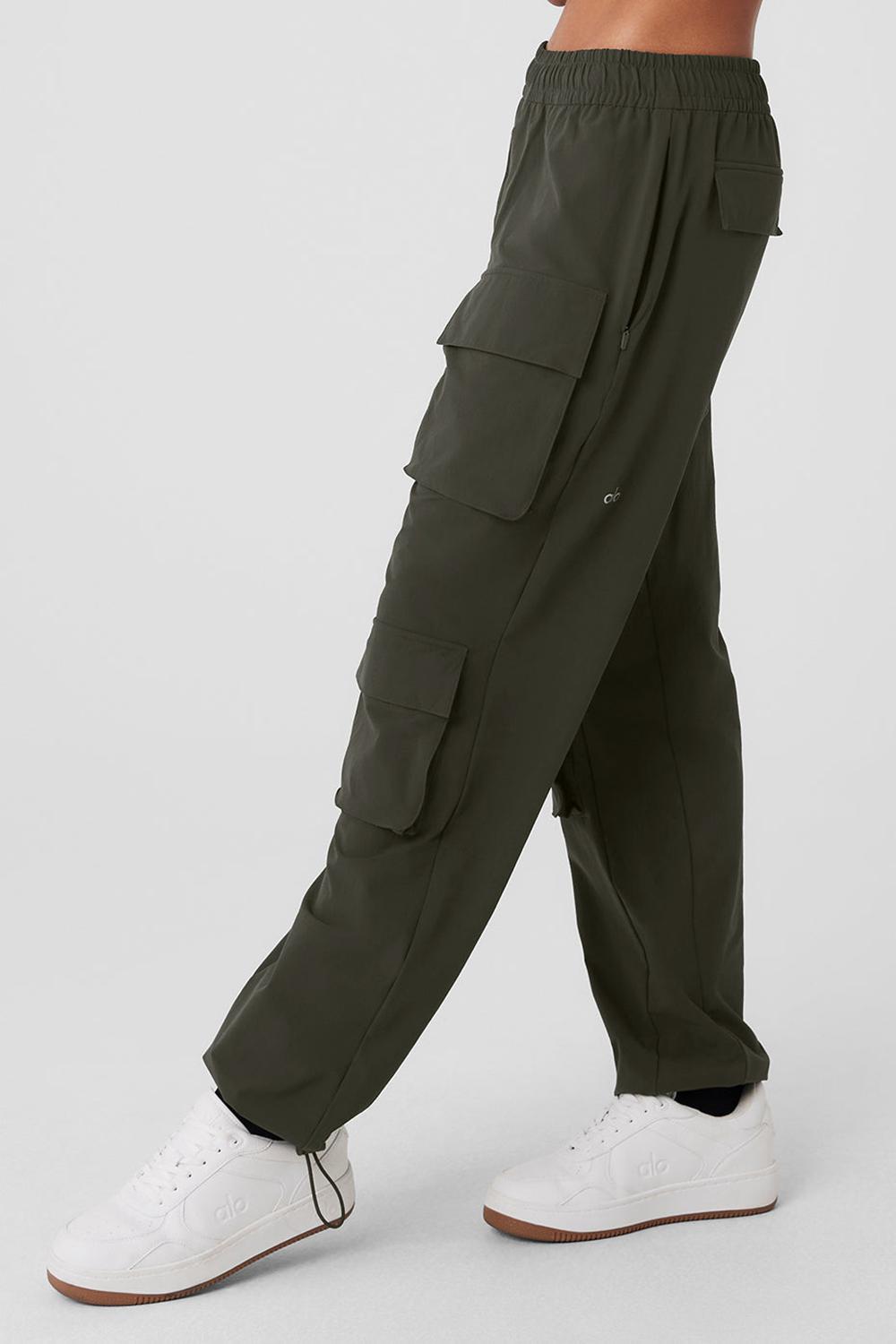 Pantalon Alo Yoga Cargo Venture Mujer Verde | España  EVNJ-43052