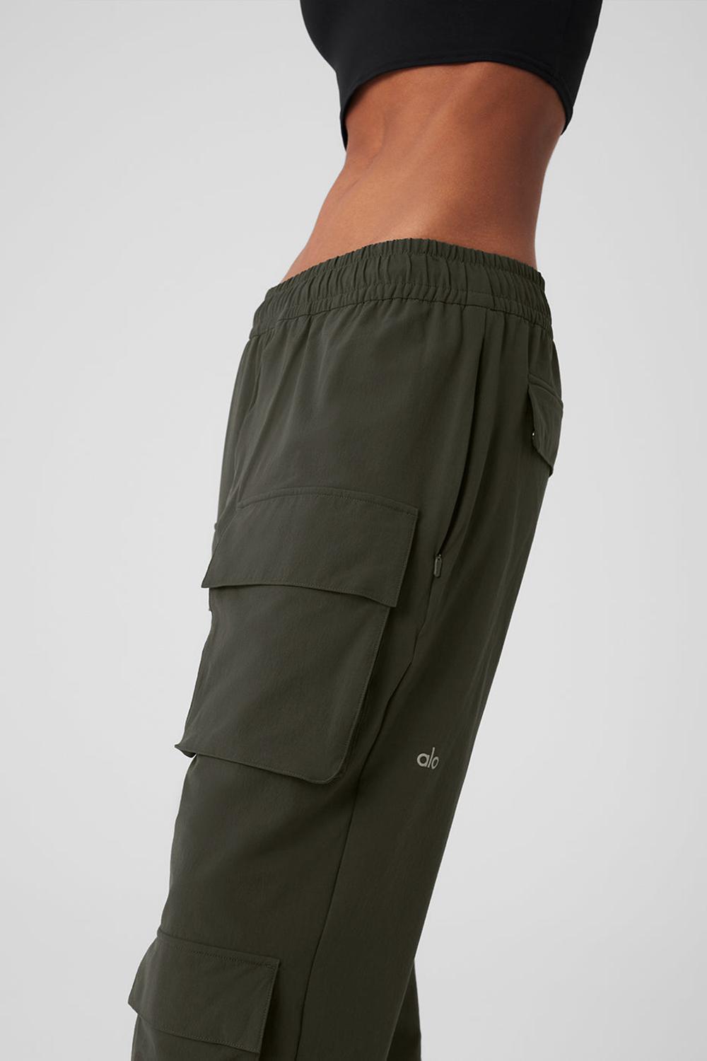 Pantalon Alo Yoga Cargo Venture Mujer Verde | España  EVNJ-43052