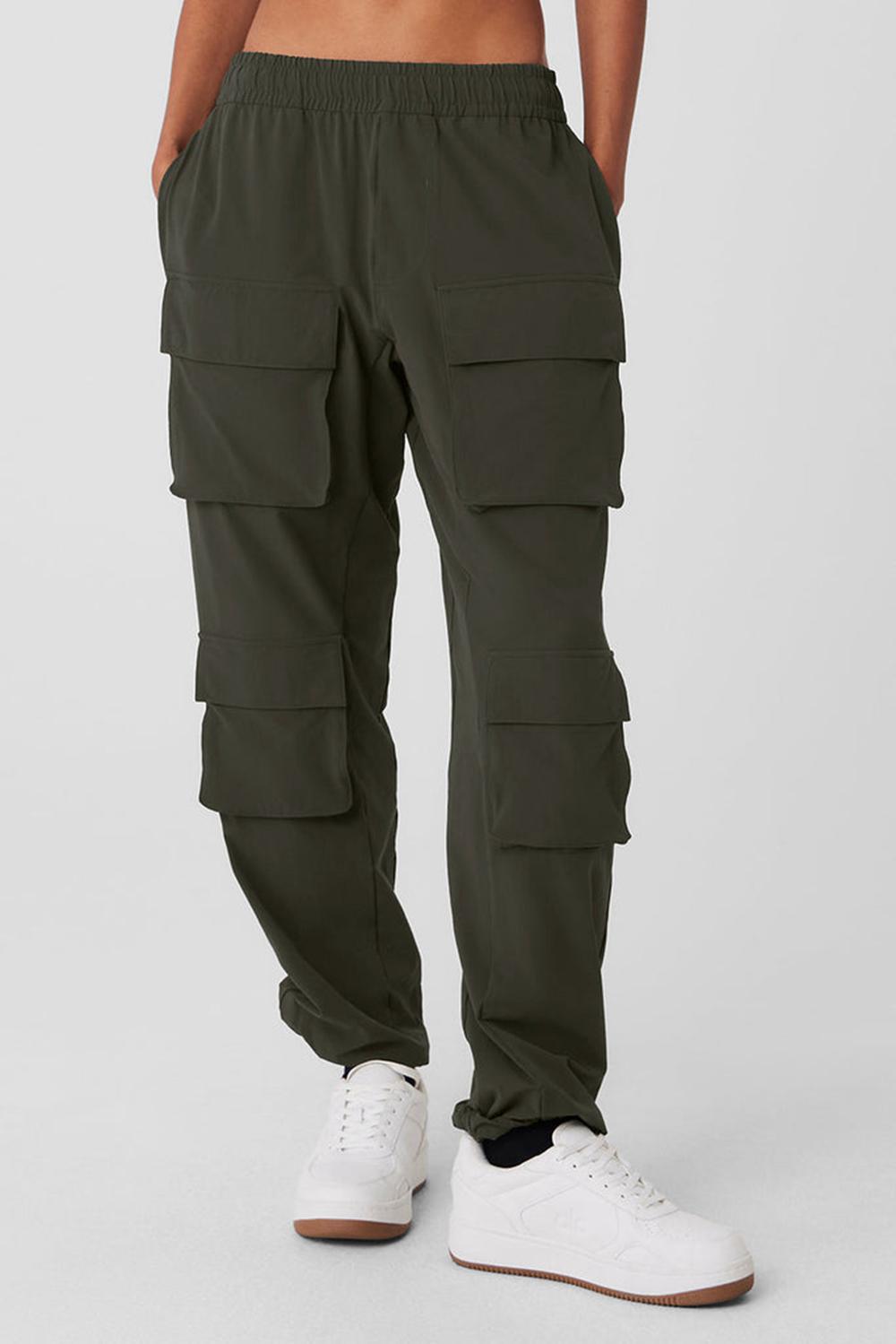 Pantalon Alo Yoga Cargo Venture Mujer Verde | España  EVNJ-43052
