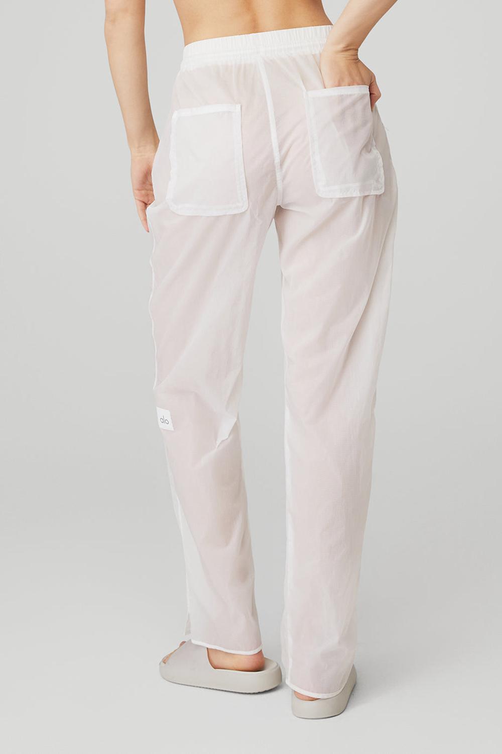 Pantalon Alo Yoga Cloud Nine Mujer Blancas | España  GRFI-20815